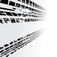 Tire track