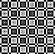 Geometric art pattern black gray