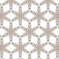 Primitive simple retro seamless pattern mosaic