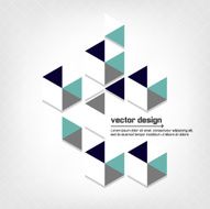 Geometric abstract polygonal