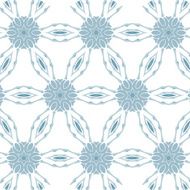 Flower pattern blue delicate colors N2