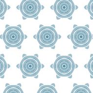 Flower pattern blue delicate colors N5