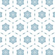 Flower pattern blue delicate colors N7