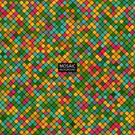 abstract mosaic background of pixel pattern multicolored squares