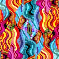 abstract watercolor background wave N11