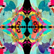 watercolor abstract ornamental background