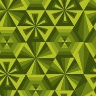 green geometrical poligon pattern