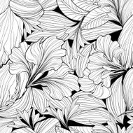 Seamless floral pattern background N13