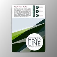 Vector design abstract background Brochure Flyer Business Corporate Template Layout