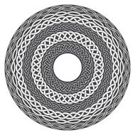 Set of isolated rings celtic braids N2