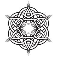 Mandala in Celtic style