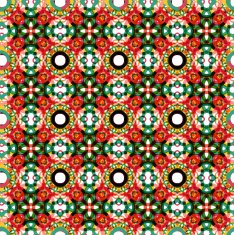 Seamless vector geometric abstract pattern Creative round shapes made of N42