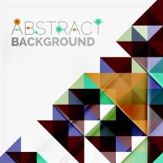 Abstract geometric background Modern overlapping triangles N185