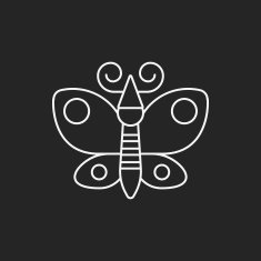 butterfly line icon N4