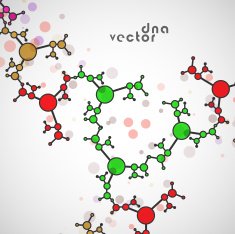 Molecule background colorful illustration N44