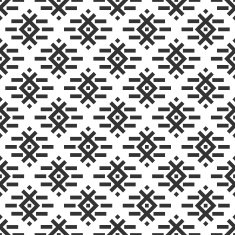 Vector geometric seamless pattern N10