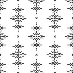 Vector geometric seamless pattern N12