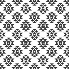 Vector geometric seamless pattern N13
