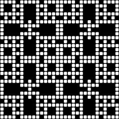 Geometric black and white square seamless pattern illustration N3