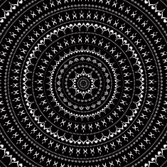 Mandala Indian decorative pattern N4