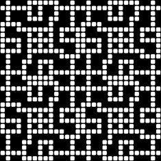 Geometric black and white square seamless pattern illustration N8
