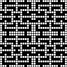 Geometric black and white square seamless pattern illustration N11