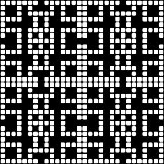 Geometric black and white square seamless pattern illustration N13