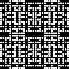 Geometric black and white square seamless pattern illustration N21