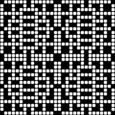 Geometric black and white square seamless pattern illustration N23