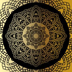 Vintage Gold mandala N5