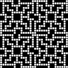Geometric black and white square seamless pattern illustration N25