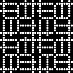 Geometric black and white square seamless pattern illustration N29