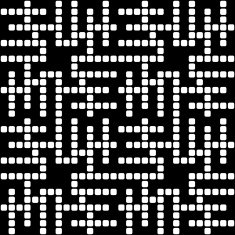 Geometric black and white square seamless pattern illustration N30