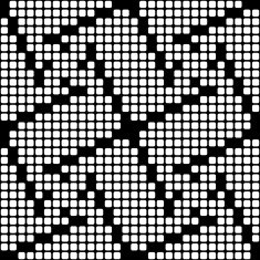 Geometric black and white square seamless pattern illustration N33