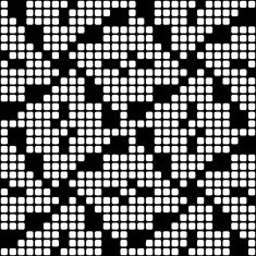 Geometric black and white square seamless pattern illustration N36