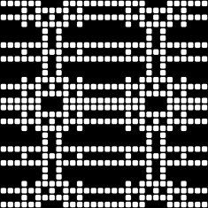 Geometric black and white square seamless pattern illustration N38
