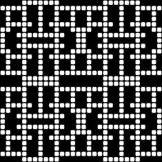 Geometric black and white square seamless pattern illustration N40