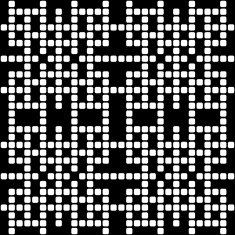 Geometric black and white square seamless pattern illustration N43
