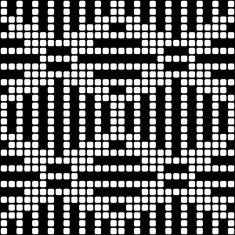 Geometric black and white square seamless pattern illustration N44