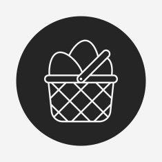 easter egg line icon N34