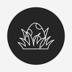 easter egg line icon N46