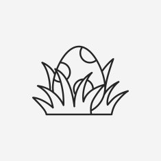 easter egg line icon N49