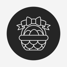 easter egg line icon N54