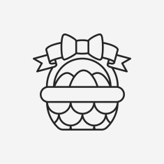 easter egg line icon N57
