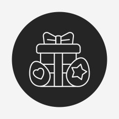 easter egg line icon N58