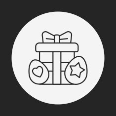 easter egg line icon N60