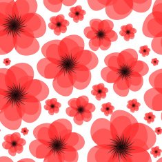Floral Seamless Pattern Background Vector illustration N14