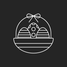 easter egg line icon N69