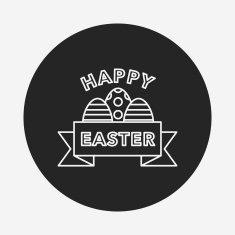 easter egg line icon N76
