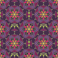 Seamless colorful background made of exotic pattern N4